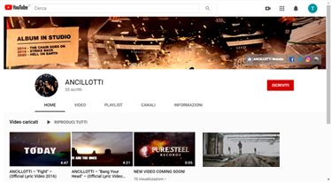 subscribe ANCILLOTTI You Tube channel